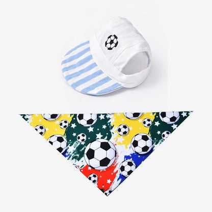 Soccer Fan Dog Hat