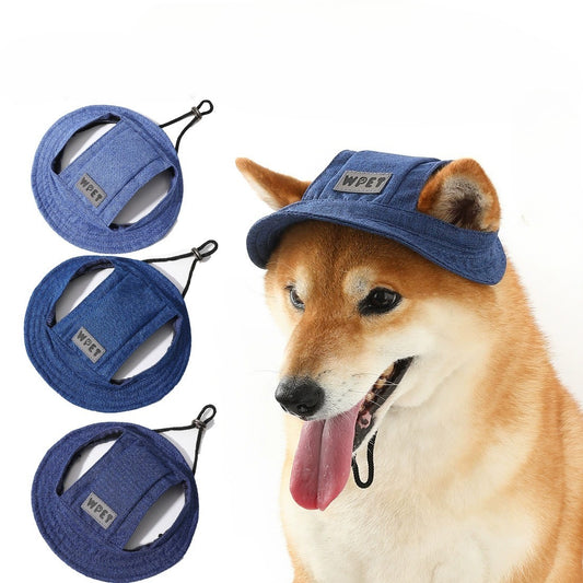 Denim Style Dog Hat