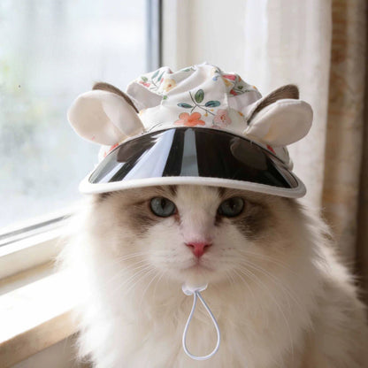 Floral Sun Dog Hat