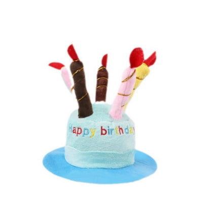 Plush Cake Dog Birthday Accessory