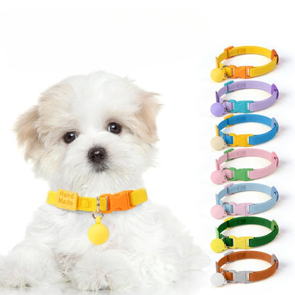 Elastic Adjustable Dog Collar for Dogs – Yellow