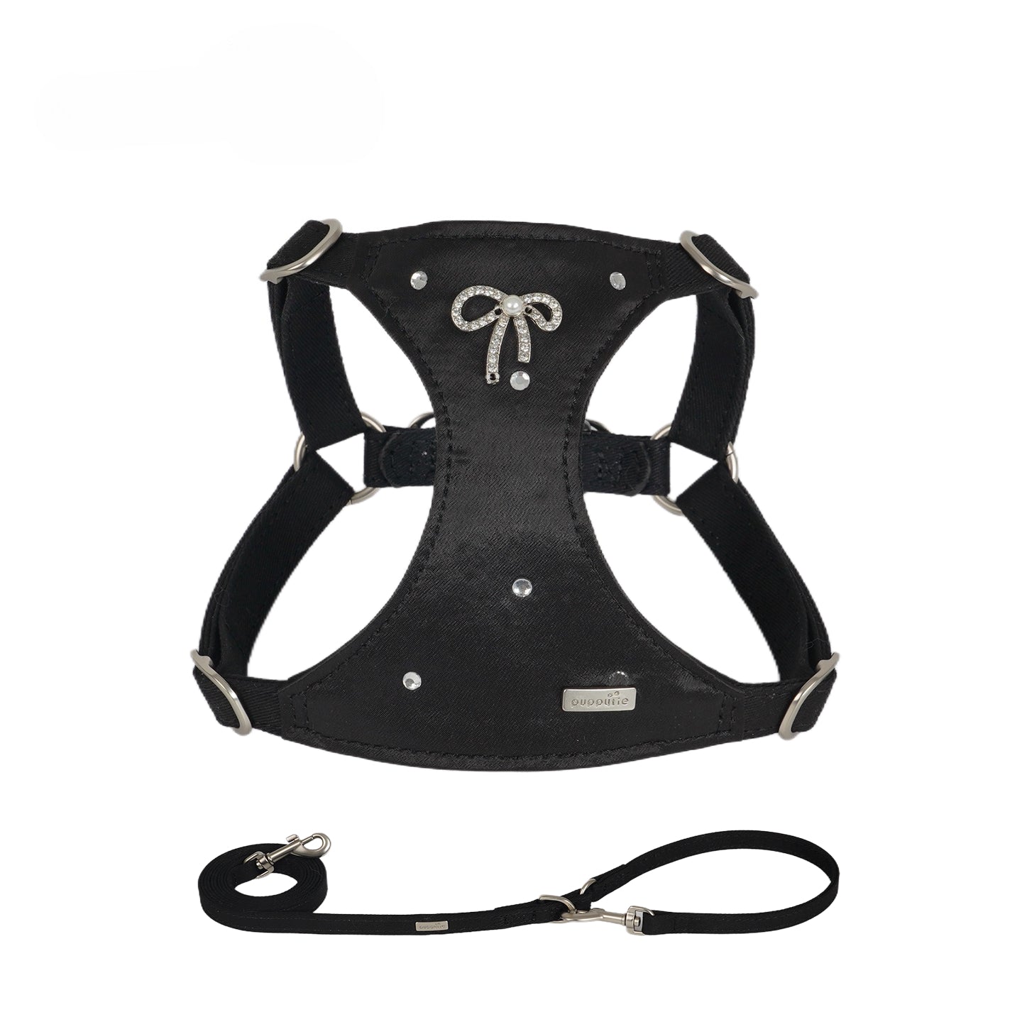 Pearl Bowknot Harness & Leash Set