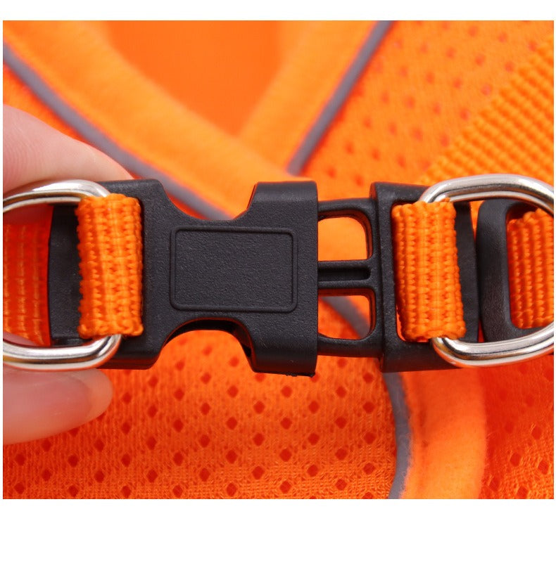 Reflective Mesh Harness & Leash Set