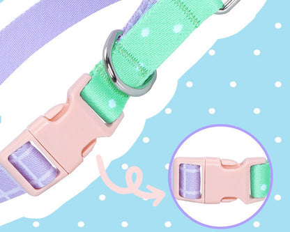 Polka Dot Martingale Dog Collar
