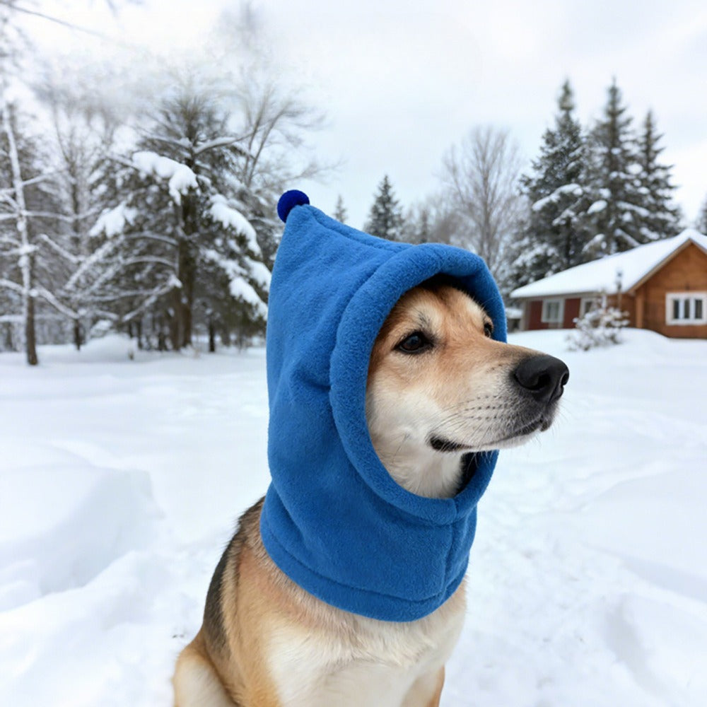 Thick Polar Fleece Dog Hat for Dogs – Grey
