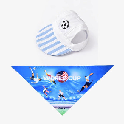 Soccer Fan Dog Hat