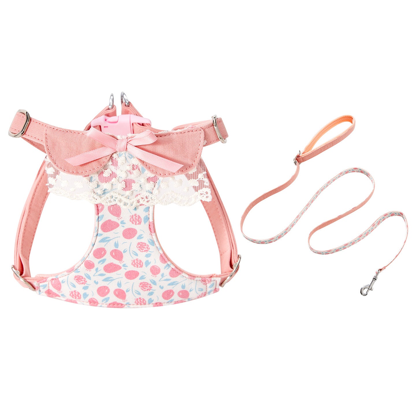 Polka Dot Harness & Leash Set