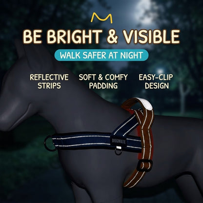 T-Shaped Anti-Pull Reflective Dog Harness