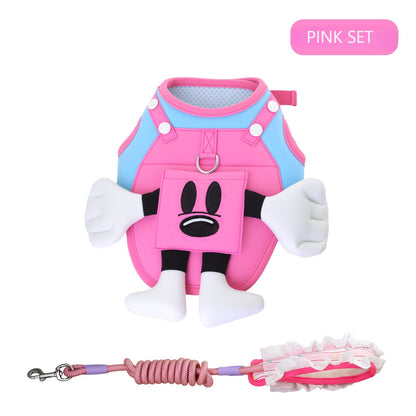 Cartoon Hands & Feet Harness & Leash Set